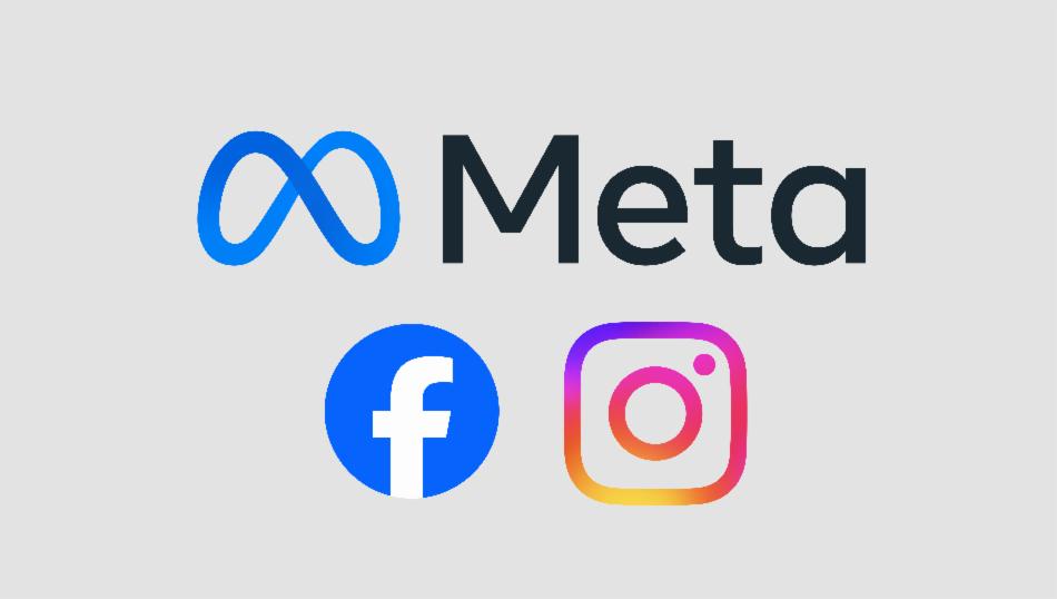 Logoene til Meta, Facebook og Instagram